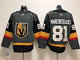 Vegas Golden Knights 81 Jonathan Marchessault Gray Adidas Jersey,baseball caps,new era cap wholesale,wholesale hats
